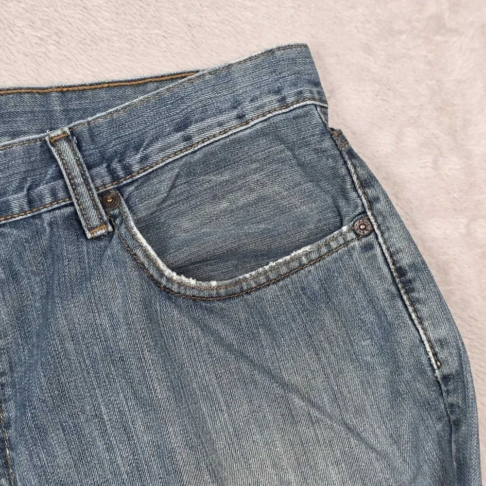 Levis 559 Jeans Mens 36x30‎ Blue Relaxed Straight Leg Denim Casual Light Wash